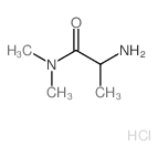 2-氨基-N,N-二甲基丙酰胺结构式