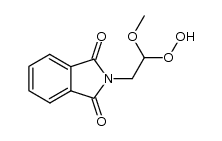2-(2-hydroperoxy-2-methoxyethyl)isoindoline-1,3-dione结构式