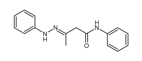 3-phenylhydrazono-butyric acid anilide结构式