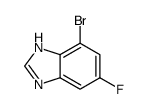 4-BROMO-6-FLUORO-1H-BENZO[D]IMIDAZOLE结构式