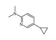 5-cyclopropyl-N,N-dimethylpyridin-2-amine结构式