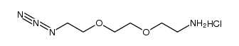 2-(2-(2-azidoethoxy)ethoxy)ethanamine hydrochloride结构式