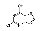 2-氯-3H,4H-噻吩并[3,2-d]嘧啶-4-酮结构式