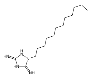 1-dodecyl-1,2,4-triazole-3,5-diamine结构式