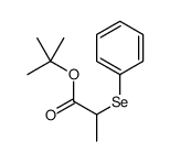 tert-butyl 2-phenylselanylpropanoate结构式
