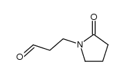 3-(2-oxopyrrolidin-1-yl)propanal结构式