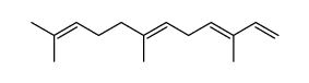 3,7,11-trimethyl-1,3,6,10-dodecatetraene结构式
