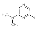 2-(N,N-二甲基氨基)-6-碘吡嗪结构式