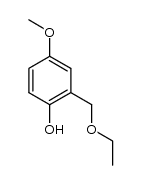 2-(ethoxymethyl)-4-methoxyphenol结构式