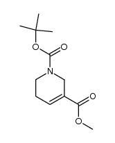 methyl 1-tert-butoxycarbonyl-1,2,5,6-tetrahydropyridine-3-carboxylate结构式