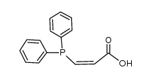 (Z)-3-diphenylphosphinopropenoic acid结构式
