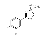 2-(2,4,5-三氟苯基)-4,5-二氢-4,4-二甲基噁唑结构式