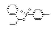 (R)-1-phenylpropyl-4-methylbenzenesulfonate结构式