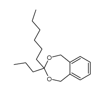 3-hexyl-3-propyl-1,5-dihydrobenzo[e][1,3]dioxepine结构式