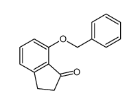 7-(苄氧基)-2,3-二氢-1H-茚-1-酮结构式