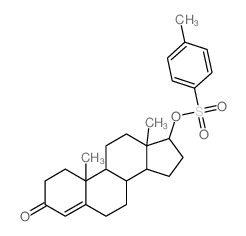 10,13-dimethyl-17-(4-methylphenyl)sulfonyloxy-1,2,6,7,8,9,11,12,14,15,16,17-dodecahydrocyclopenta[a]phenanthren-3-one结构式