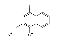 potassium 2,4-dimethyl-1-naphthoxide结构式