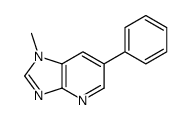 1-methyl-6-phenylimidazo[4,5-b]pyridine结构式