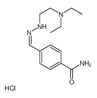 4-[(E)-[2-(diethylamino)ethylhydrazinylidene]methyl]benzamide,hydrochloride结构式