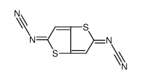(5-cyanoiminothieno[3,2-b]thiophen-2-ylidene)cyanamide结构式