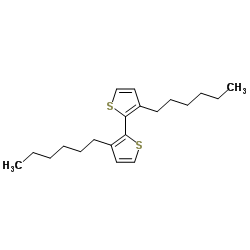 3,3'-二己基-2,2'-并噻吩结构式