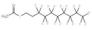 1h,1h,2h,2h- perfluorodecyl thioacetate结构式