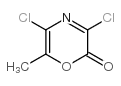 3,5-二氯-6-甲基-1,4-噁唑-2-酮结构式