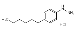 4-n-己基苯肼盐酸盐结构式