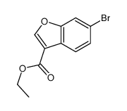 6-溴苯并呋喃-3-羧酸乙酯结构式