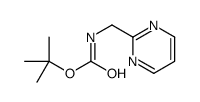 2-(Boc-氨基甲基)嘧啶结构式