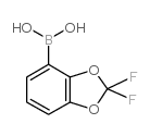 2,2-二氟-苯并[1,3]二氧代-4-硼酸结构式