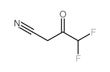 4,4-Difluoro-3-oxobutanenitrile结构式