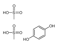 benzene-1,4-diol,methanesulfonic acid结构式