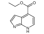 Ethyl 1H-pyrrolo[2,3-b]pyridine-4-carboxylate结构式