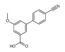 3-(4-cyanophenyl)-5-methoxybenzoic acid结构式