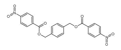 1,4-bis(4-nitrobenzoyloxymethyl)benzene结构式