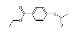 ethyl 4-(acetylthio)benzoate结构式