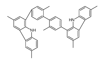 1,1-(2,2-二甲基-4,4-联苯二yl)双(3,6-二甲基-9h-咔唑)结构式