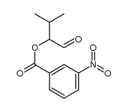 3-methyl-1-oxobutan-2-yl m-nitrobenzoate结构式