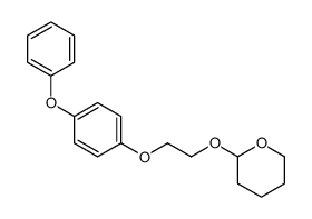 2-[2-(4-phenoxyphenoxy)ethoxy]oxane结构式