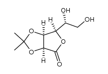 2,3-isopropylidenedioxy-D-mannono-γ-lactone结构式