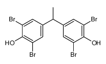 2,6-dibromo-4-[1-(3,5-dibromo-4-hydroxyphenyl)ethyl]phenol结构式