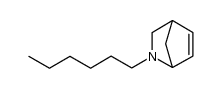 2-hexyl-2-azabicyclo[2.2.1]hept-5-ene结构式