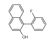 1-(2-fluorophenyl)naphthalen-2-ol结构式