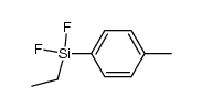 ethyl(difluoro)(4-methylphenyl)silane结构式
