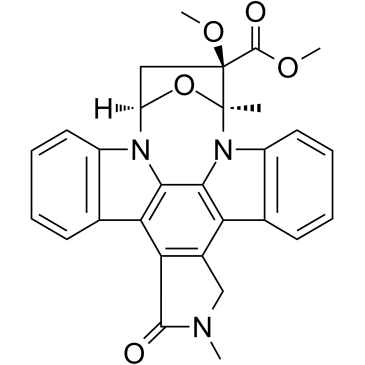蛋白激酶仰制剂KT5823结构式