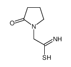 2-(2-oxopyrrolidin-1-yl)ethanethioamide结构式