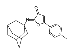 2-(1-adamantylimino)-5-(4-methylphenyl)furan-3-one结构式