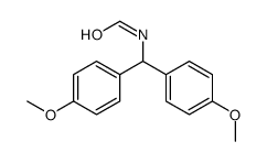 N-[bis(4-methoxyphenyl)methyl]formamide结构式