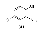 2-amino-3,6-dichlorobenzenethiol结构式